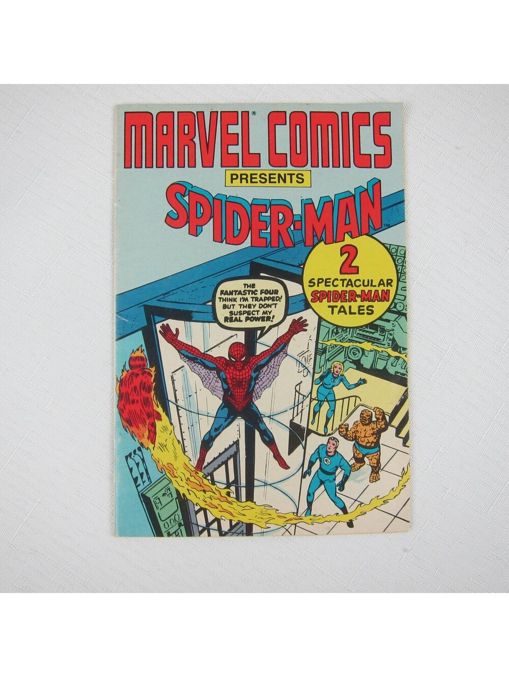 Marvel Comics Presents Spider-man Fantastic Four Mini Comic Book Vintage 1988
